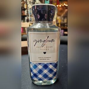 Bath & Body Works Gingham Shower Gel 10fl oz & Body Spray 8 fl oz New Set